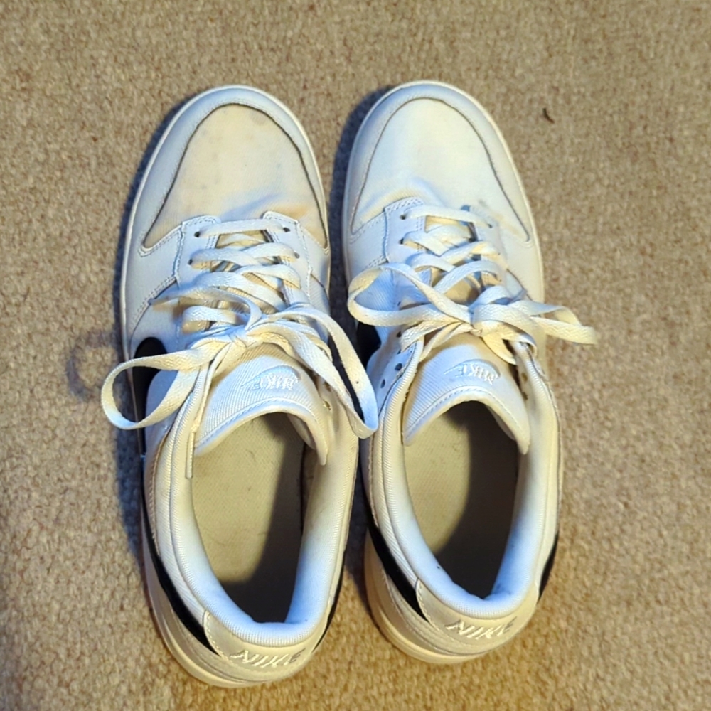 Rare limited releaseNike Dunk Low Canvas White Gum Black AA1056-100 men’s Sz 12 - Picture 6 of 8
